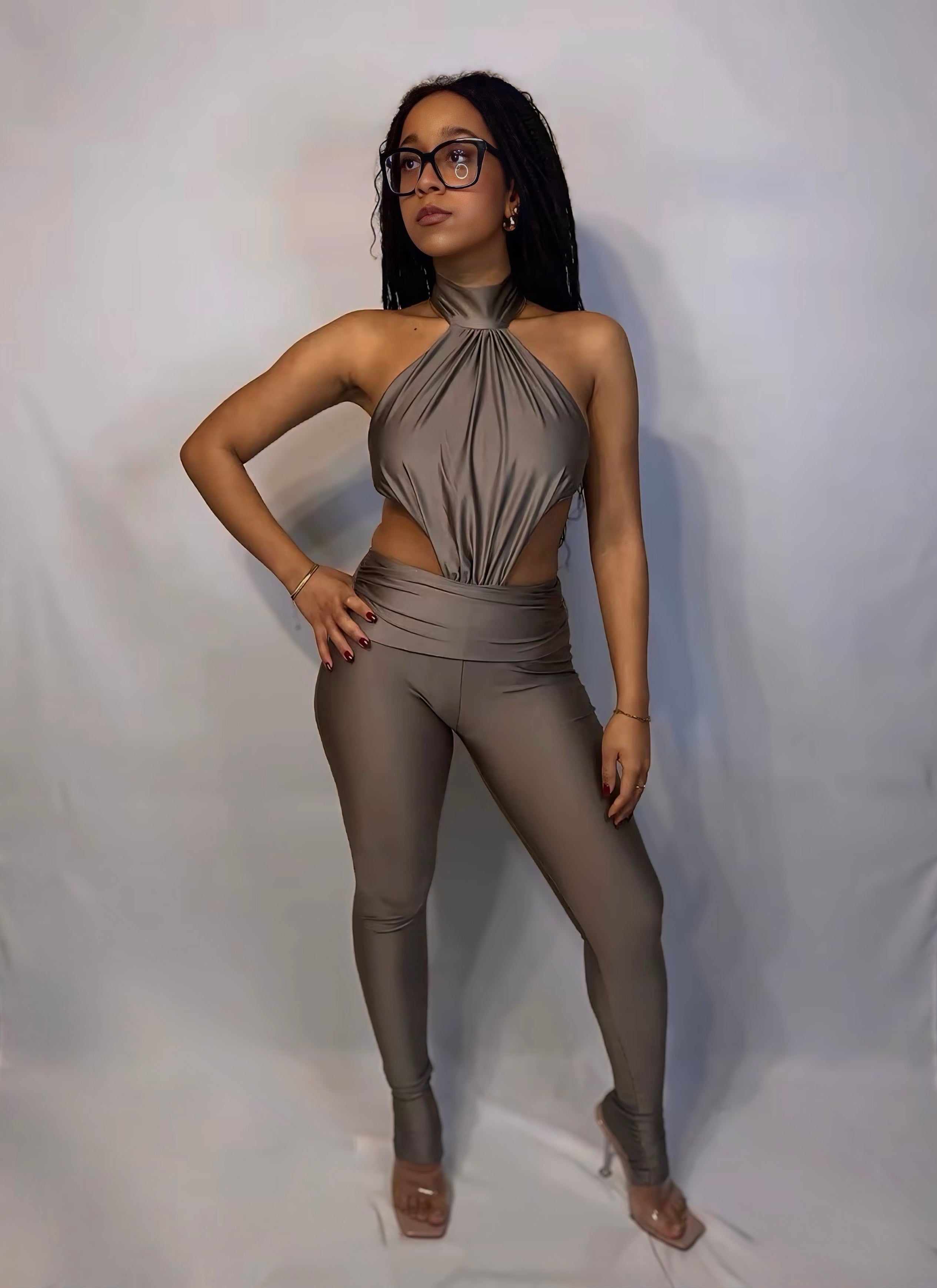 JUMPSUIT HALTER SOFT